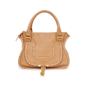 Bolsa Chloé Marcie Leather Tote Women Nude