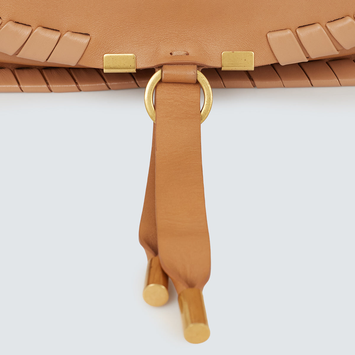 Bolsa Chloé Marcie Leather Tote Women Nude