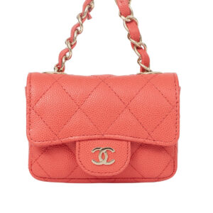 Bolsa Chanel Mini Flap Rosa