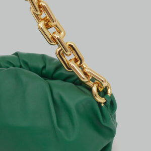 Bolsa Bottega Veneta Pouch Chain Verde