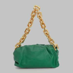Bolsa Bottega Veneta Pouch Chain Verde