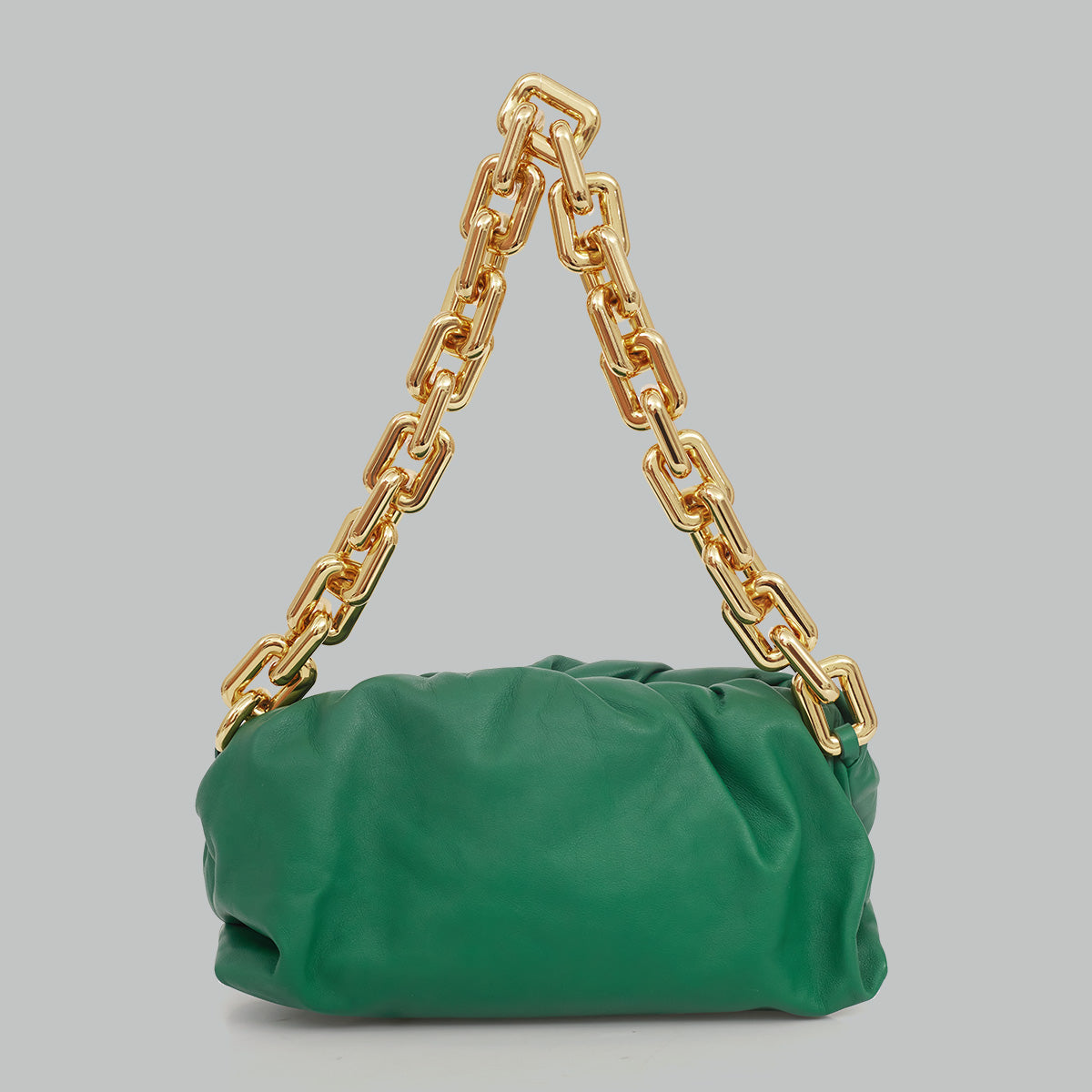 Bolsa Bottega Veneta Pouch Chain Verde