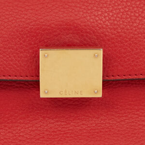 ⁠Bolsa Celine Trapeze Vermelha
