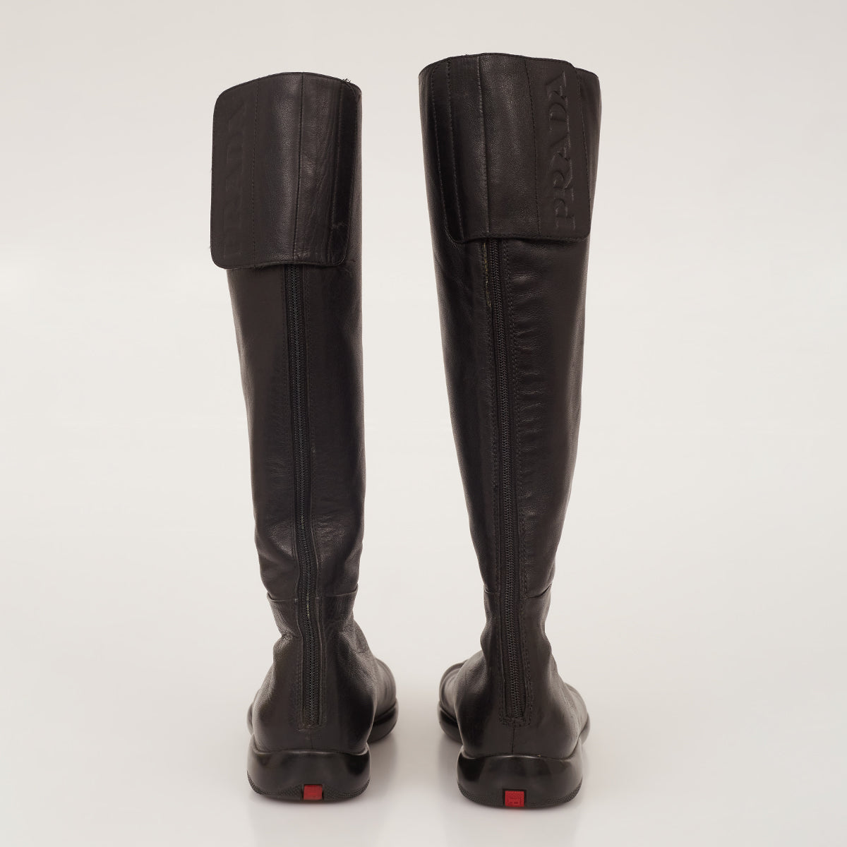 Bota Prada Longa Preta Tam. 35,5 Br