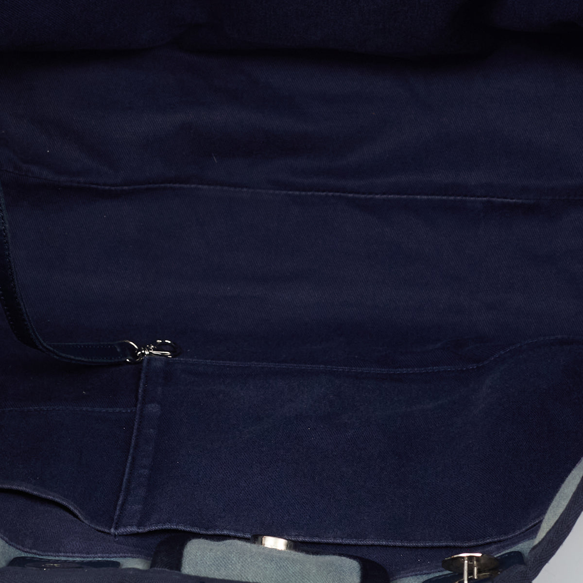 Bolsa Chanel Deauville Tote Azul