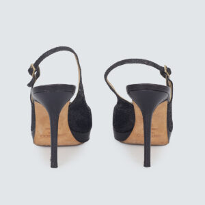 ⁠Sapato Jimmy Choo Preto Brilho Tam. 36 Br