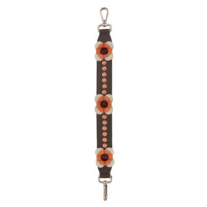 Alça Fendi Cinza com Flores