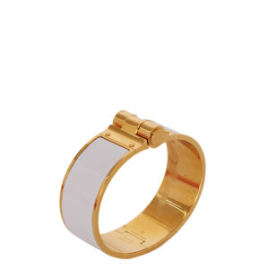 Pulseira Hermès Charniere Branca