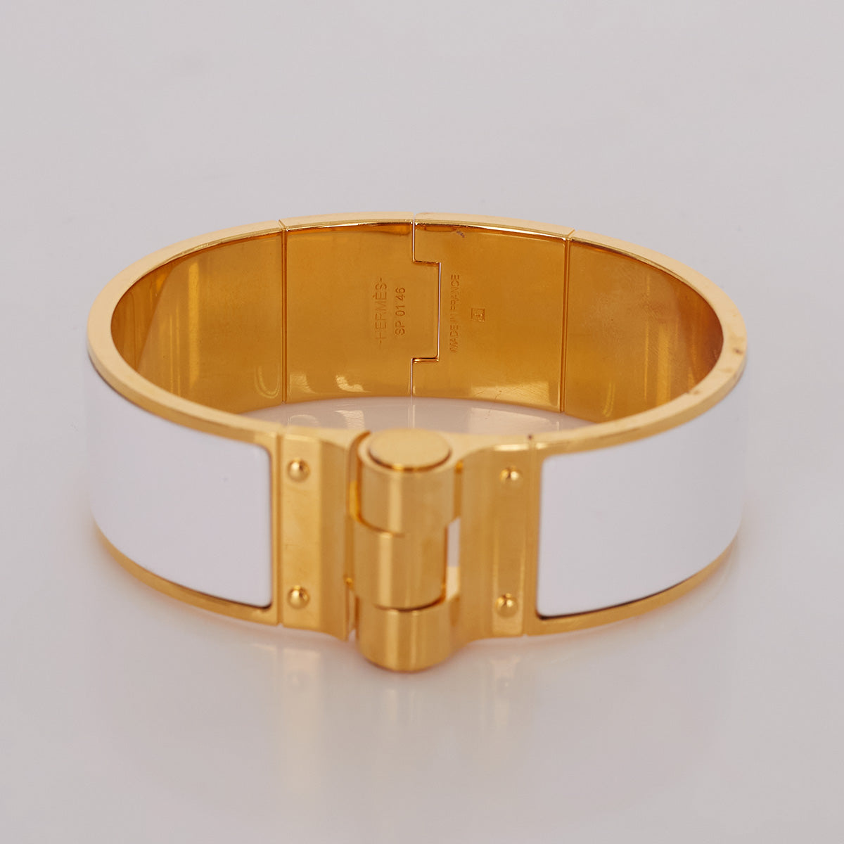 Pulseira Hermès Charniere Branca