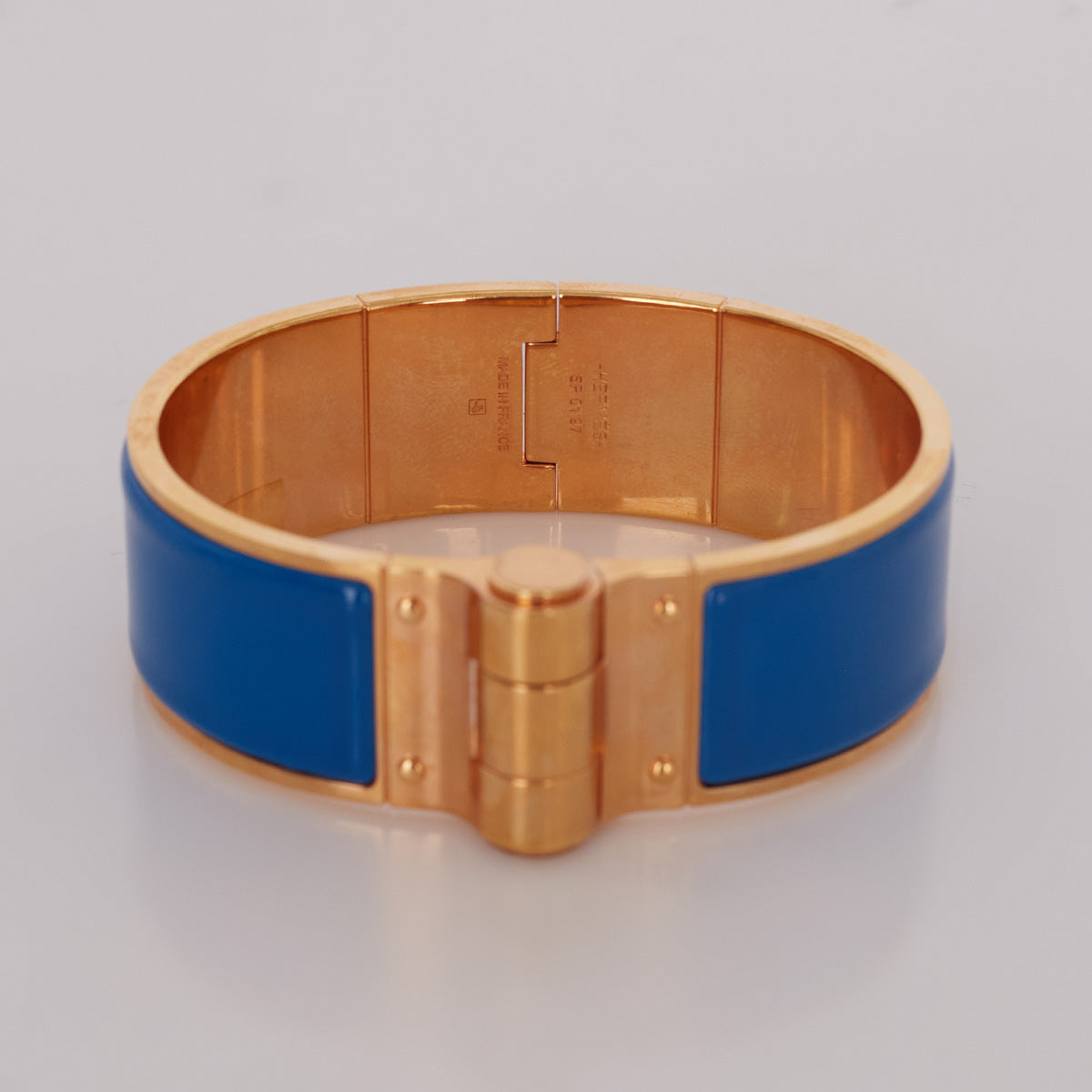 Pulseira Hermès Charniere Azul