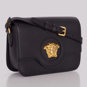 Bolsa Versace Medusa Shoulder Preta