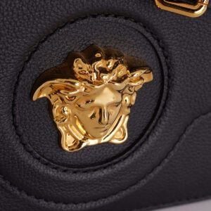 Bolsa Versace Medusa Shoulder Preta