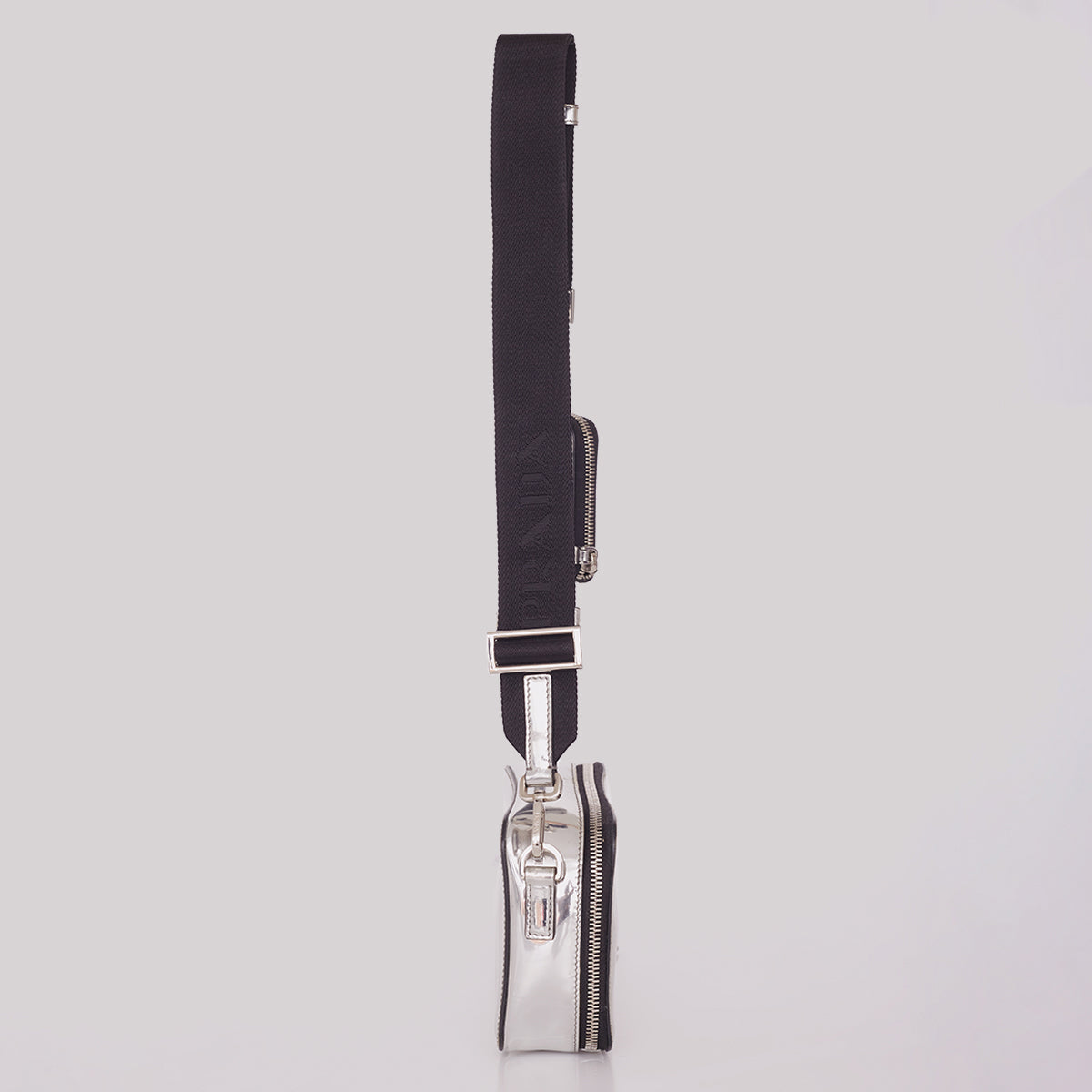 Bolsa Prada Carteiro Brinque Prata
