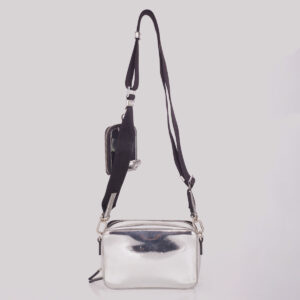 Bolsa Prada Carteiro Brinque Prata