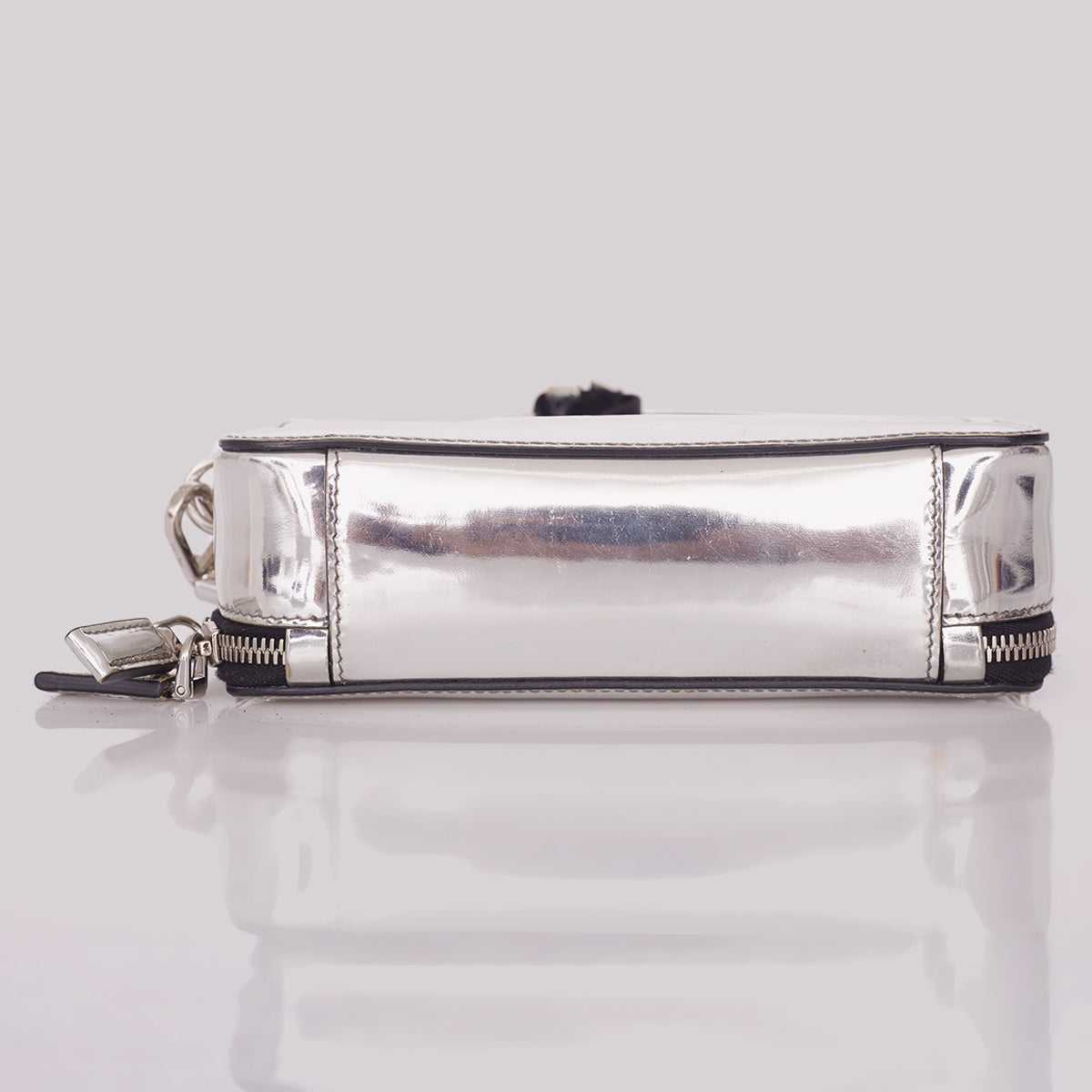 Bolsa Prada Carteiro Brinque Prata
