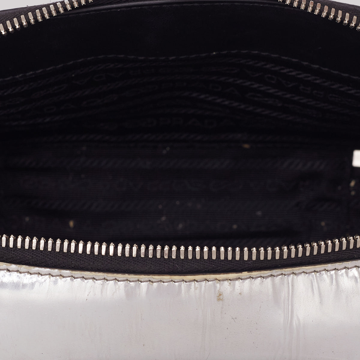 Bolsa Prada Carteiro Brinque Prata