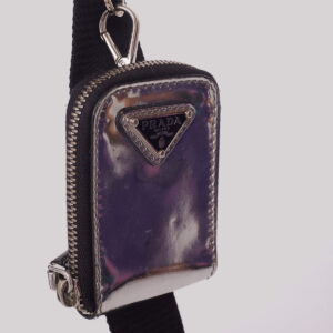 Bolsa Prada Carteiro Brinque Prata