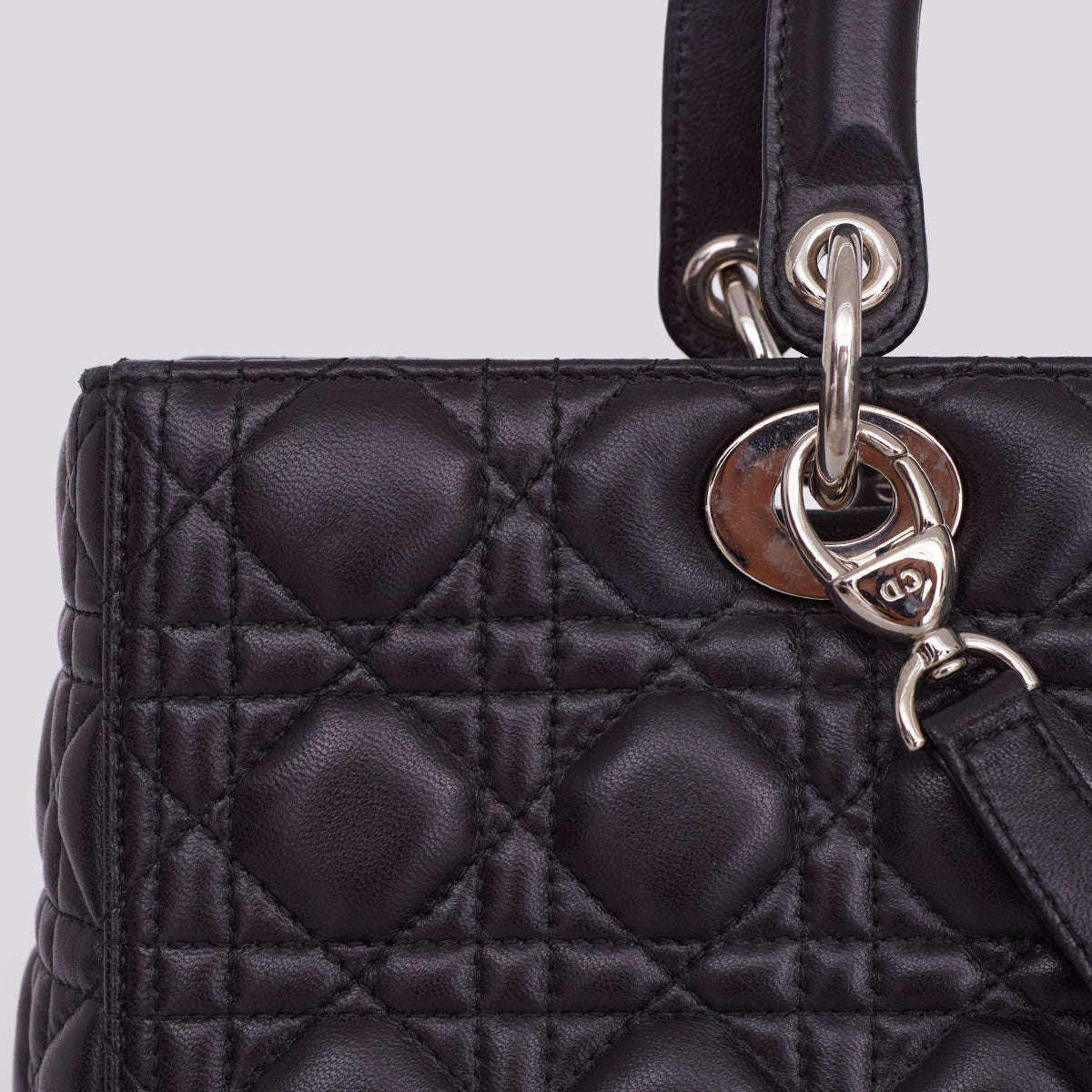 Bolsa Christian Dior Lady Dior Preta