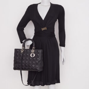 Bolsa Christian Dior Lady Dior Preta