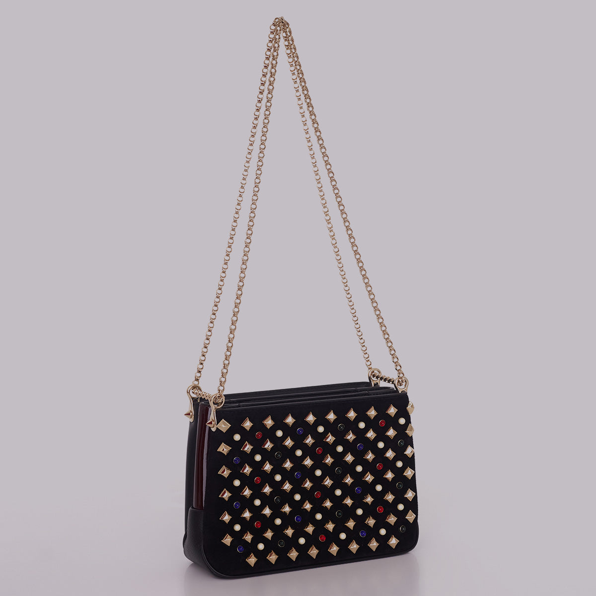 Bolsa Christian Louboutin Studs Preta