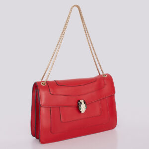 Bolsa Bvlgari Serpenti Forever Vermelha