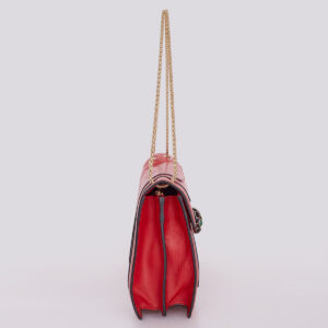 Bolsa Bvlgari Serpenti Forever Vermelha