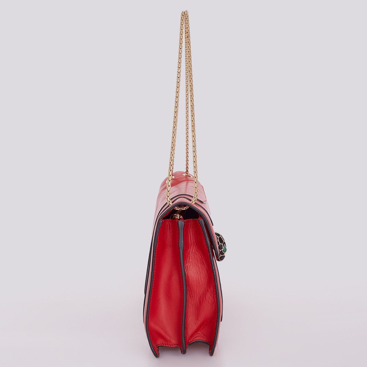 Bolsa Bvlgari Serpenti Forever Vermelha