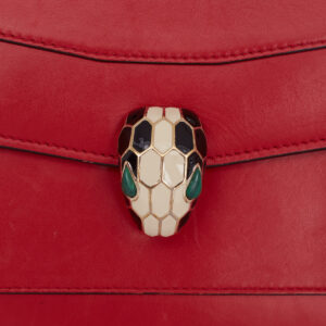 Bolsa Bvlgari Serpenti Forever Vermelha