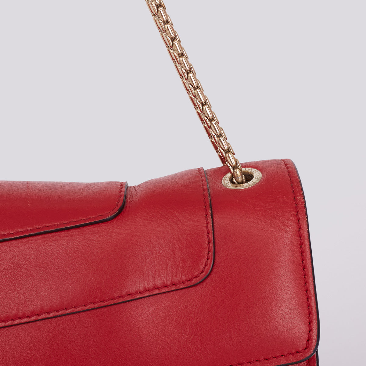 Bolsa Bvlgari Serpenti Forever Vermelha