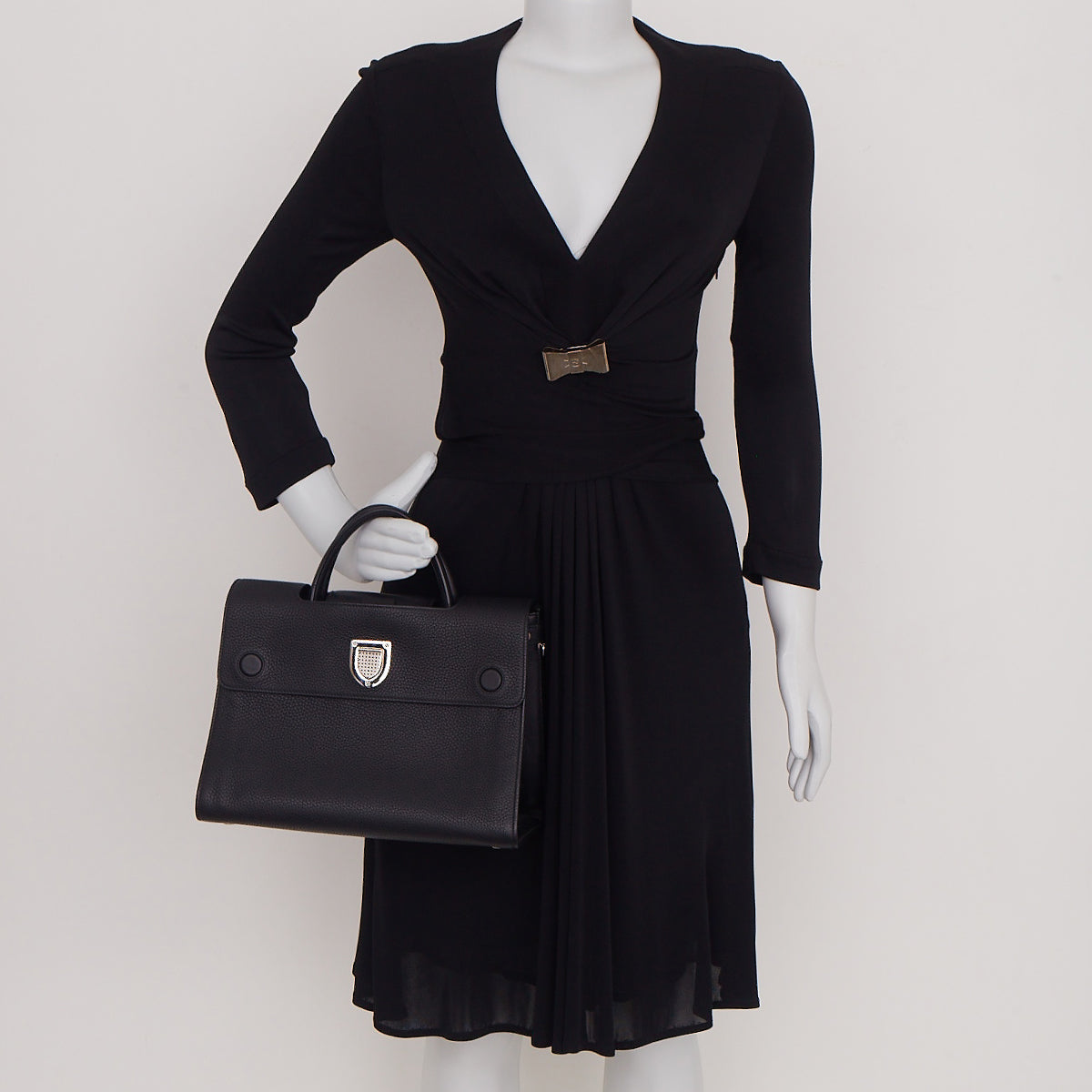 Bolsa Christian Dior Diorever Preta Grande