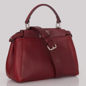 Bolsa Fendi Peekaboo Small Vinho