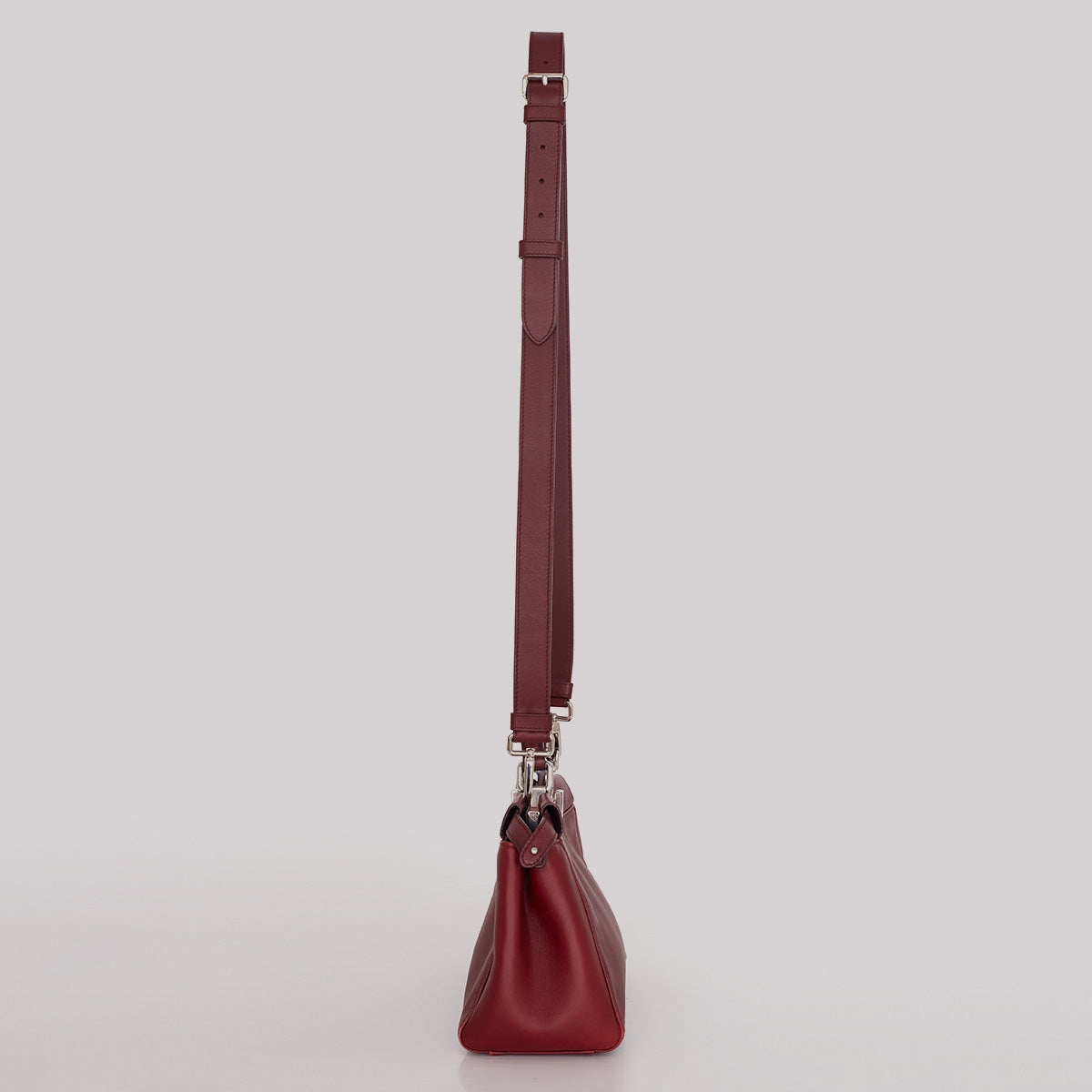Bolsa Fendi Peekaboo Small Vinho