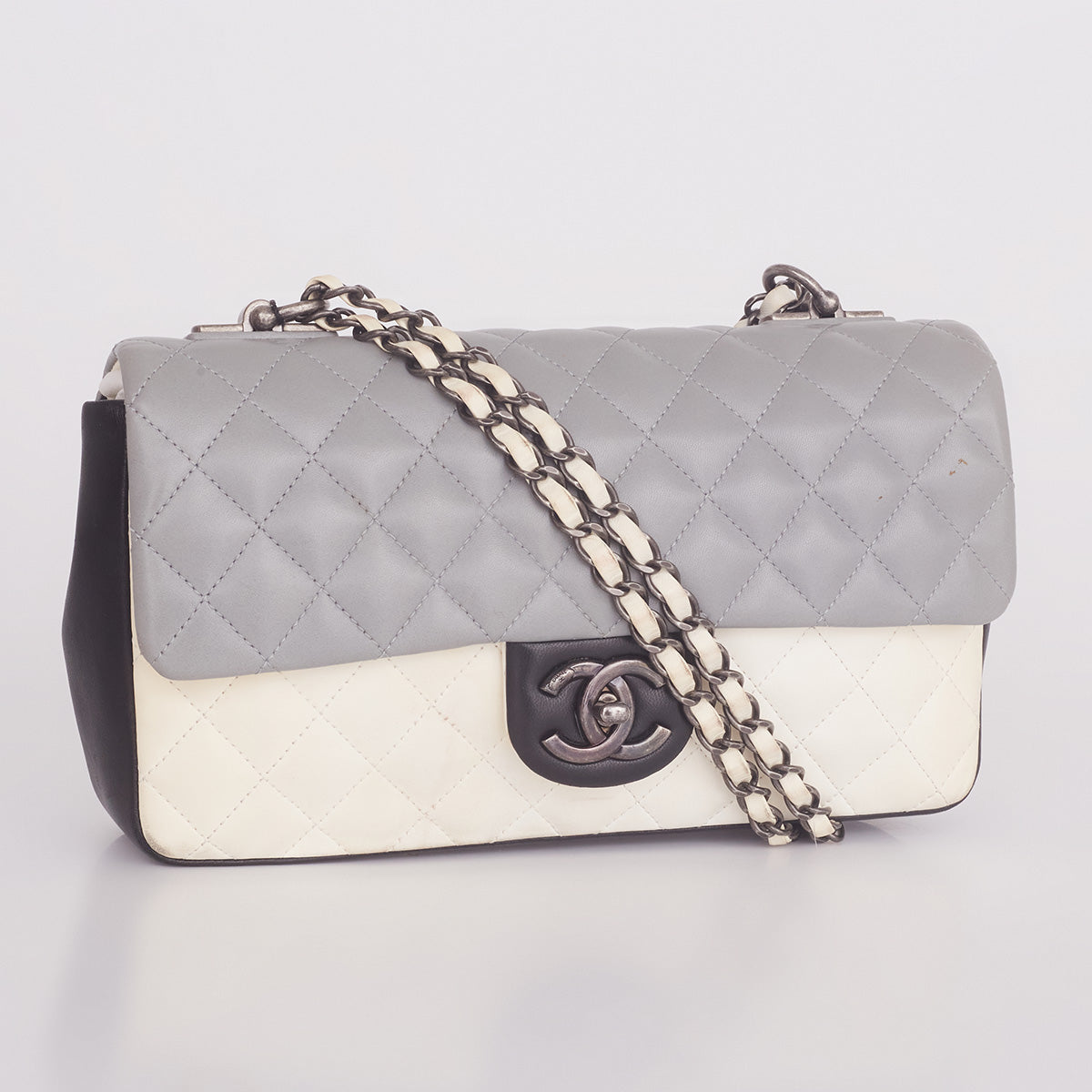 Bolsa Chanel Classic Flap Multicolorida