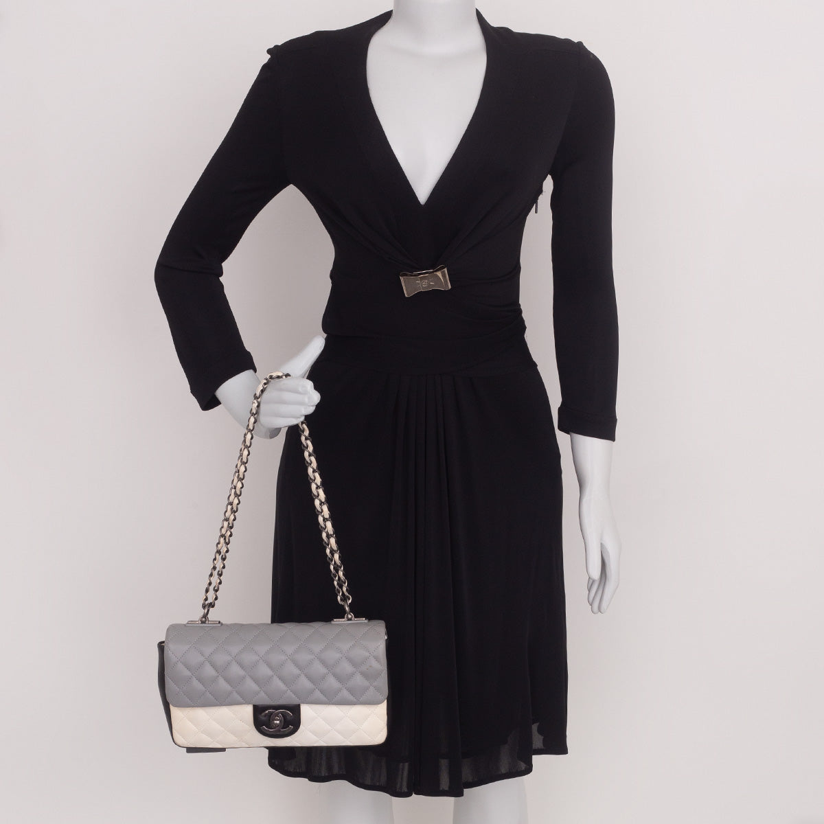Bolsa Chanel Classic Flap Multicolorida