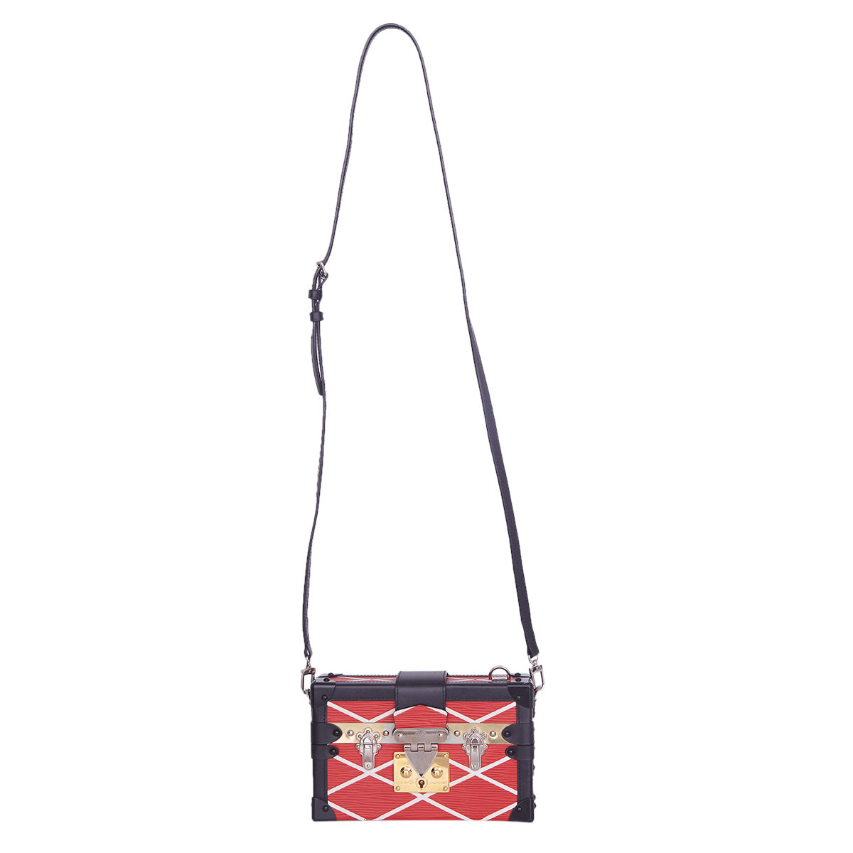 Bolsa Louis Vuitton Petit Male Vermelha e Preta