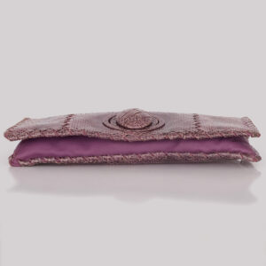 Clutch Bottega Veneta Python Roxa
