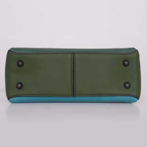 Bolsa Bottega Veneta Piazza Verde e Turquesa