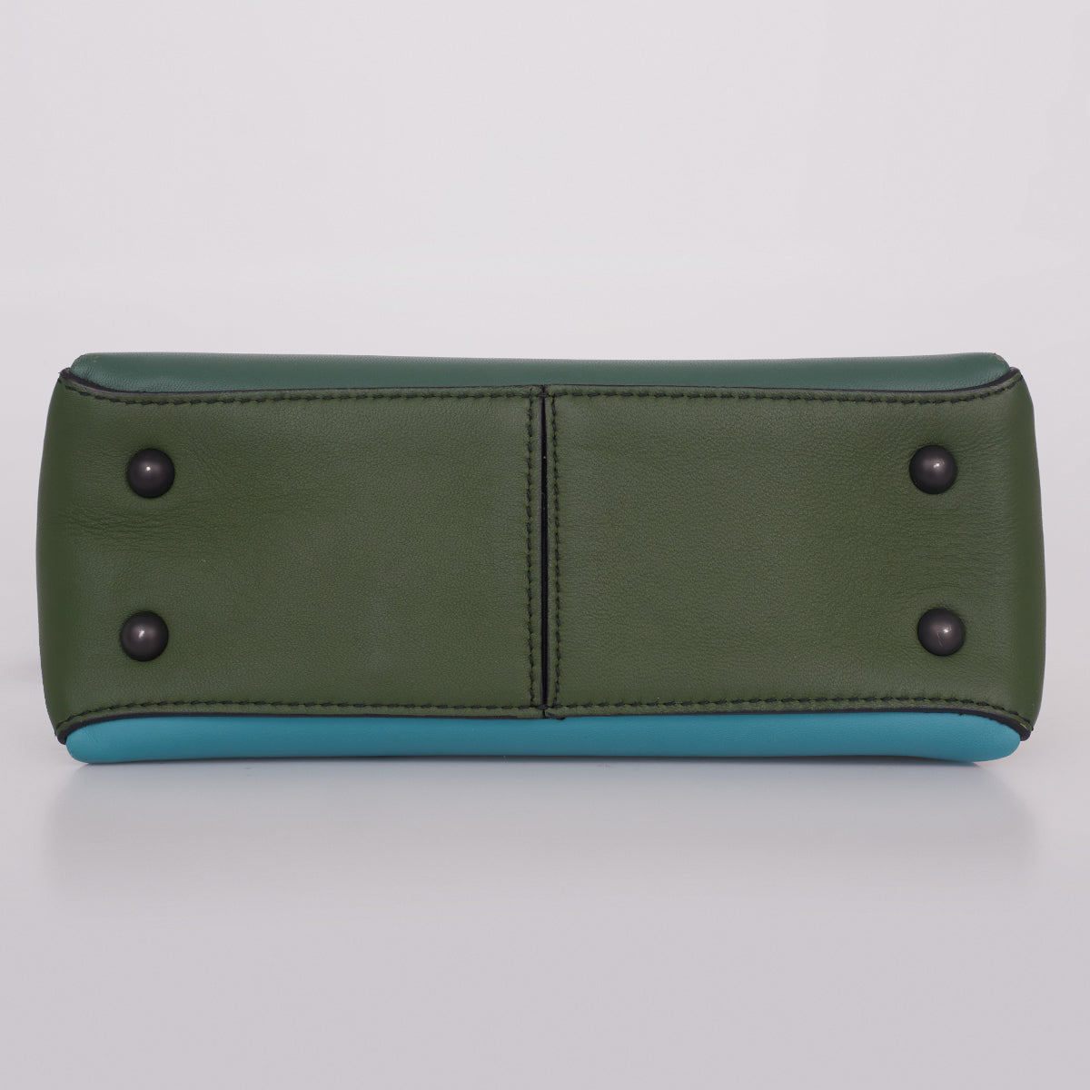 Bolsa Bottega Veneta Piazza Verde e Turquesa