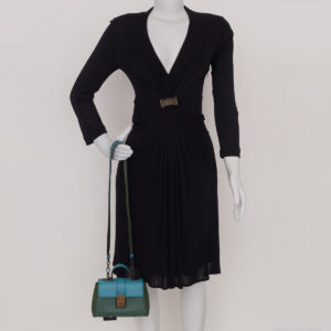 Bolsa Bottega Veneta Piazza Verde e Turquesa