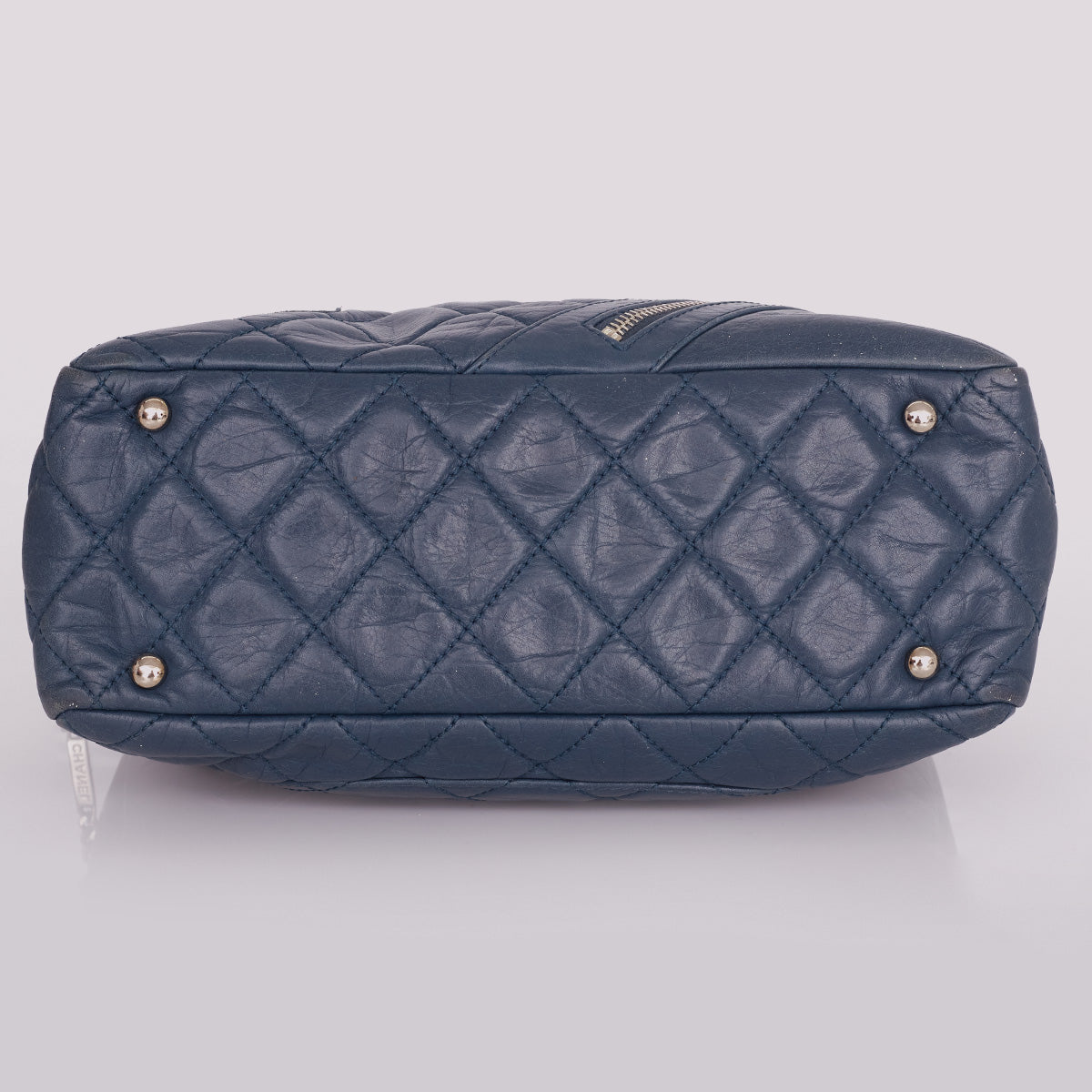 Bolsa Chanel Club Bowler Azul
