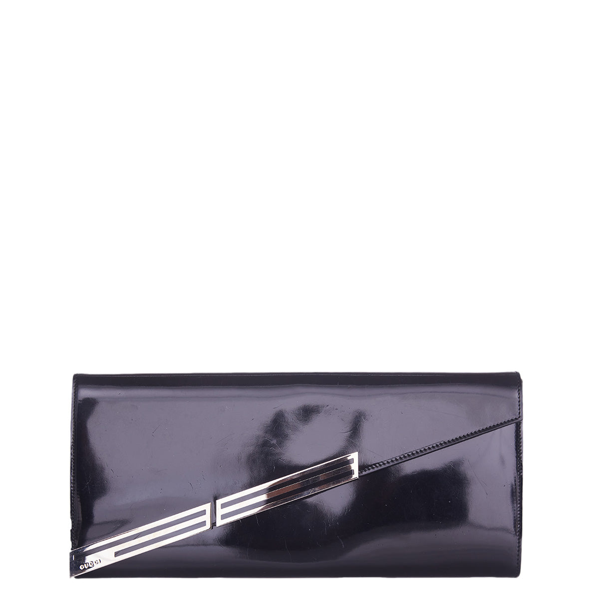 Clutch Gucci preta verniz
