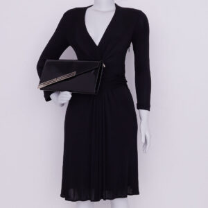 Clutch Gucci preta verniz