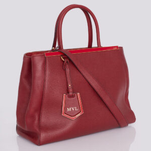 Bolsa Fendi 2 Jours Vinho