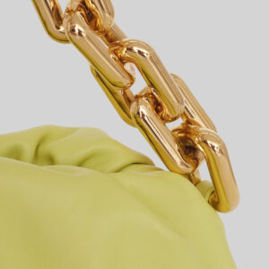 Bolsa Bottega Veneta Pouch Chain Verde Lima