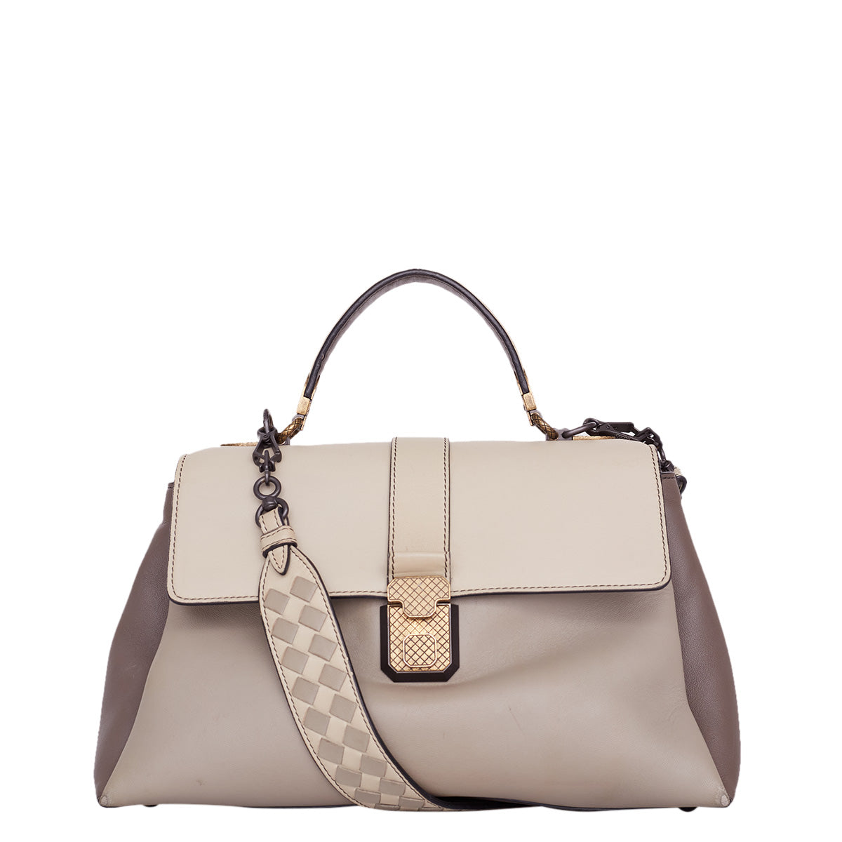 Bolsa Bottega Veneta Piazza Cinza