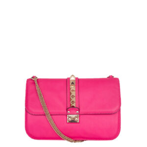 Bolsa Valentino Glam Lock Pink