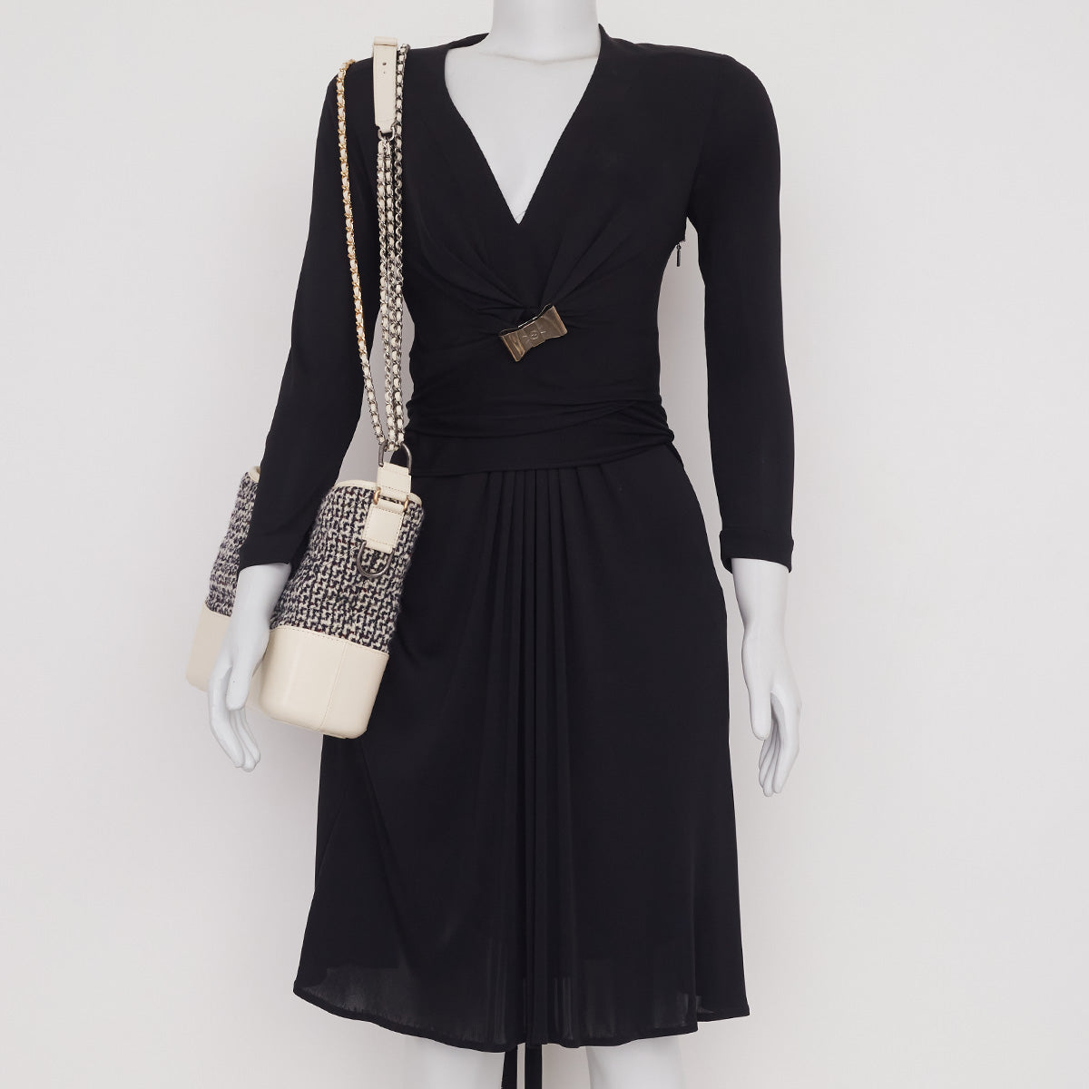 Bolsa Chanel Gabrielle Off White