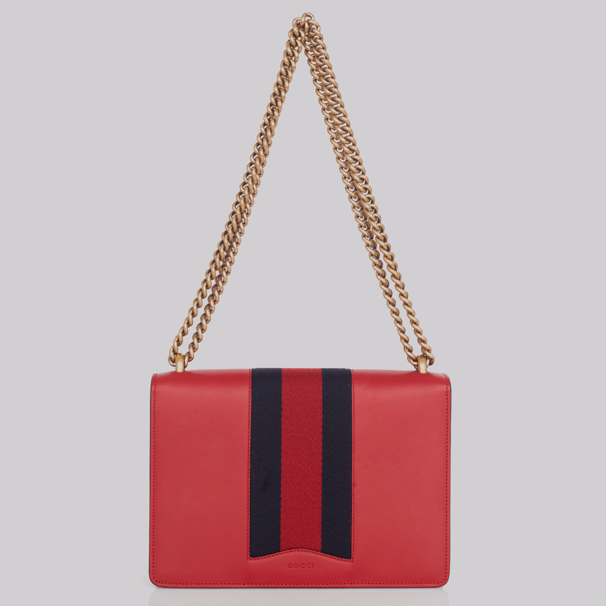 Bolsa Gucci Vermelha Com Bordados