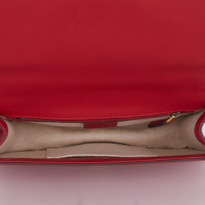 Bolsa Gucci Vermelha Com Bordados