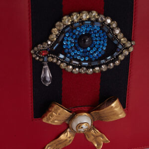 Bolsa Gucci Vermelha Com Bordados